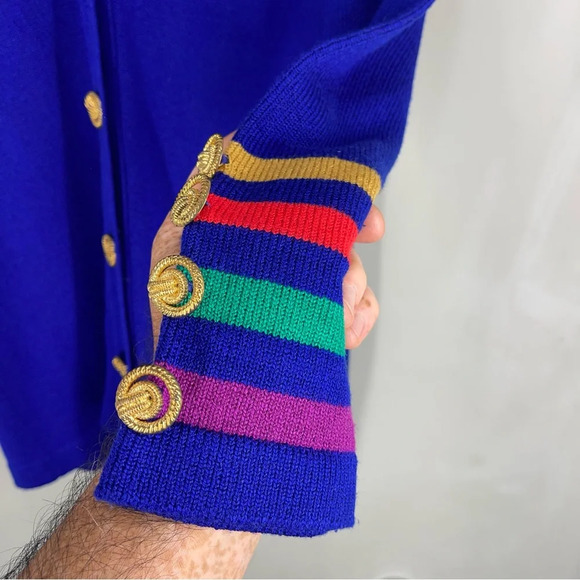 Vintage Ami Knits Vintage Blue Sweater Size 4
Made in The USA - Picture 4 of 11